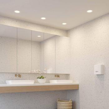 Prios LED süllyesztett lámpa Cadance, fehér, 17 cm, 10 darabos készlet, CCT kép