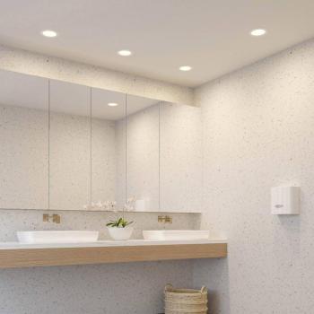 Prios LED süllyesztett lámpa Cadance, fehér, 17 cm, 3 darabos készlet, CCT kép