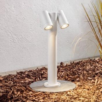 PRIOS Tulimar talapzati világítás, 2 izzós, 45 cm, fehér, IP65 kép