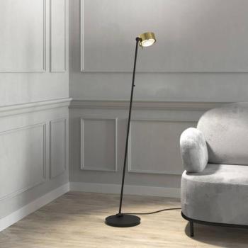Puk! 120 Floor LED átlátszó/matt arany/fekete kép