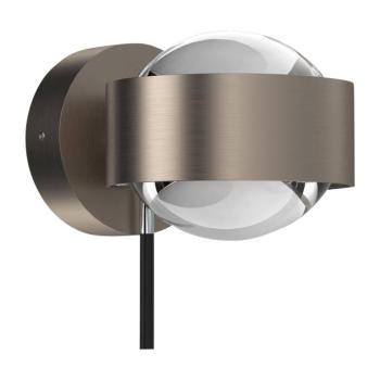 Puk Mini Wall+ LED, átlátszó lencsék, matt nikkel kép