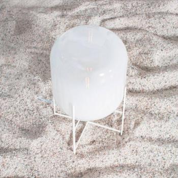 pulpo asztali lámpa Oda Small, fehér/fehér, magasság 45 cm kép