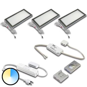 Pult alatti lámpa Dynamic LED Sky 3 darabos szett rozsdamentes acél kép