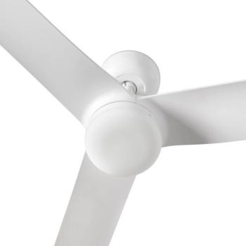 Punt M LED mennyezeti ventilátor, fehér, egyenáramú, csendes, Ø 130 cm, CCT kép