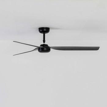 Punt M mennyezeti ventilátor, fekete, egyenáramú, csendes, 130 cm, kép