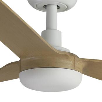 Punt M mennyezeti ventilátor, DC, fehér/világos fa kép