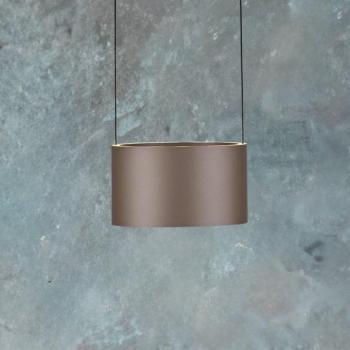 PURE Clipse LED függő lámpa, bronz színű, Ø 20 cm, CCT, 2 izzós kép