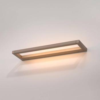 PURE Puro LED fali lámpa, bronz, szélesség 50 cm, alumínium, kép