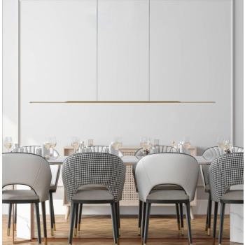 PURE Surface LED lógó lámpa, bronz, 160 cm, alumínium, 3000 K kép