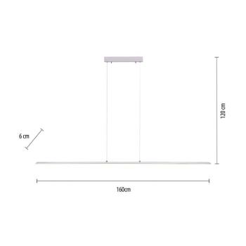 PURE Lite LED lógó világítás, diamond, 160 cm, CCT, dimmelhető kép