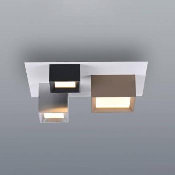 PURE Manhatten LED mennyezeti lámpa, többszínű, 3 izzós, CCT kép
