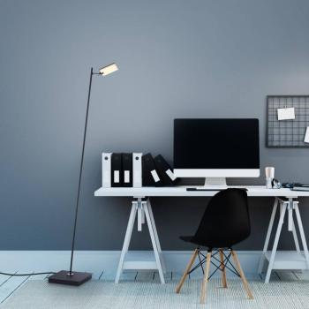 PURE Mira LED álló világítás, fekete gyöngyház, távirányítóval kép