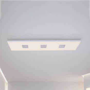 PURE Neo LED mennyezeti világítás, 120 cm, alumínium, CCT, távirányító kép