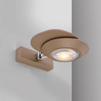 PURE Oculis LED fali lámpa, bronz színű, 30 cm, vas, 2 izzós