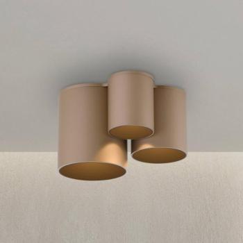 PURE Point LED fürdőszoba mennyezeti világítás, bronz, 18 cm, 3 izzós, IP44 kép
