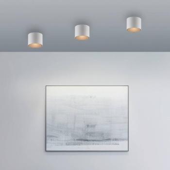 PURE Point LED fürdőszoba mennyezeti világítás, fehér, Ø 11 cm, fém, IP44 kép
