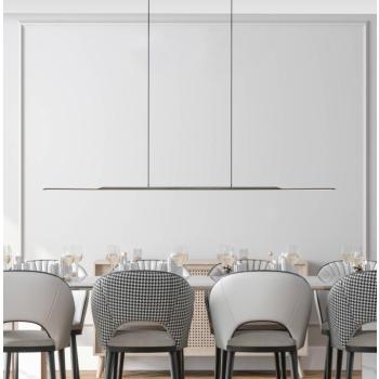PURE Surface LED lógó lámpa, szürke, 160 cm, alumínium, 3000 K kép