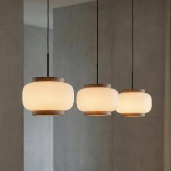 Quitani Shiro LED lógó lámpa, 3 izzós, magasságállítható, üveg