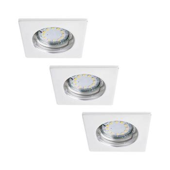 Rabalux 1052 - KÉSZLET 3x LED fügessztett mennyezeti lámpa LITE 1xGU10-LED/3W/230V IP44 1052