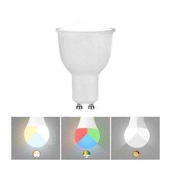 Rabalux 1979 - LED RGB Dimmelhető izzó GU10/5W/230V Wi-Fi 3000-6500K 1979