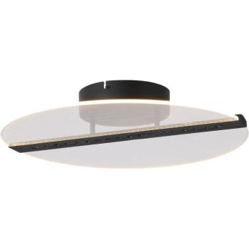 Rabalux 71483 - LED mennyezeti lámpa NORAEL LED/20W/230V 3000 átm. 41 cm fekete/átlátszó 71483
