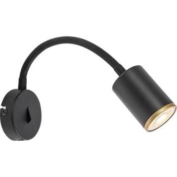 Rabalux 73111 - NOLIE fali spotlámpa 1xGU10/15W/230V, fekete 73111