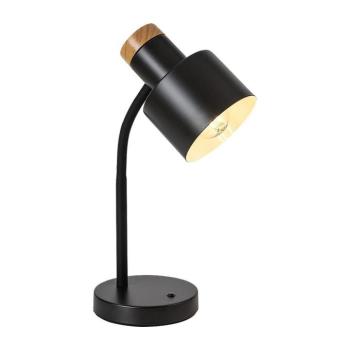Rabalux 74096 - PASTRO asztali lámpa 1xE27/20W/230V fekete 74096
