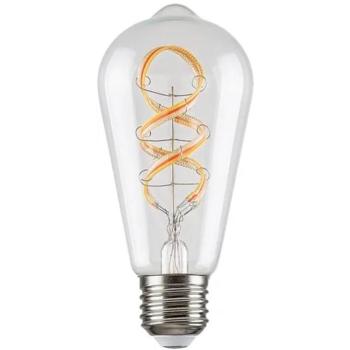 Rábalux LED izzó Spiral Filament Amber ST64, 4 W, E27 kép