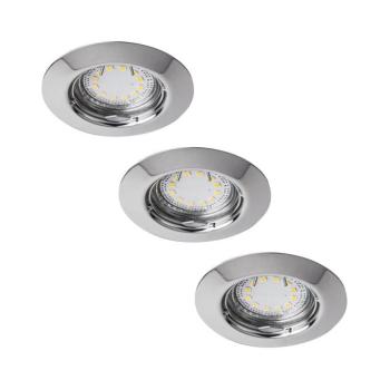 Rábalux , 1047 , Lite , Ráépíthető és Beépíthető lámpa , króm , IP44/ IP40 , GU10 , 3000K , 3W kép