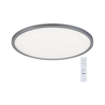 LED lámpatest , mennyezeti , 41.5 cm , 22W , dimmelhető , RGB , kerek , ezüst , Rábalux , RASMUS