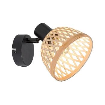 Rábalux , 3133 , Rattan , Spotlámpa , matt fekete , IP20 , E14K kép