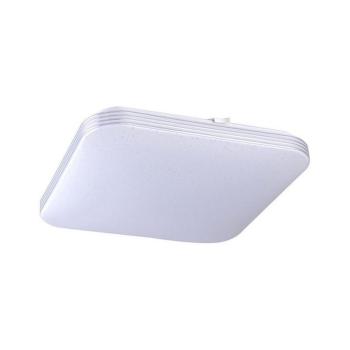 LED lámpatest , mennyezeti , kristály hatású , 36W , természetes fehér , négyzet , fehér , Rábalux , OSCAR kép