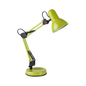 LED lámpatest , asztali , rugós , E27 , fém , zöld , Rábalux , Samson , 4178 kép