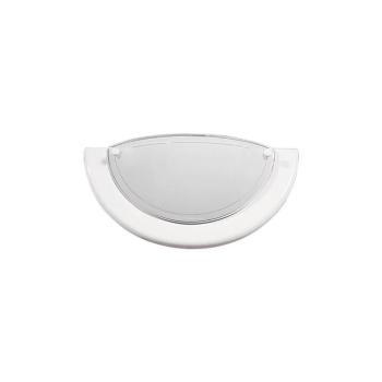 LED lámpa , fali , E27 , üveg , fehér , 31 cm , 5 év garancia , félkör , Rábalux , UFO kép