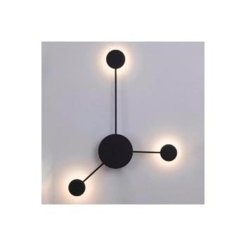 Lámpatest , led lámpa , mennyezeti , 10W , fekete , korong , természetes fehér , 5 év garancia , Rábalux , AMADEO kép