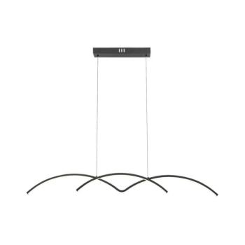 Rábalux , 6899 , River , Függeszték , fekete , IP20 , 4000K , 40W kép