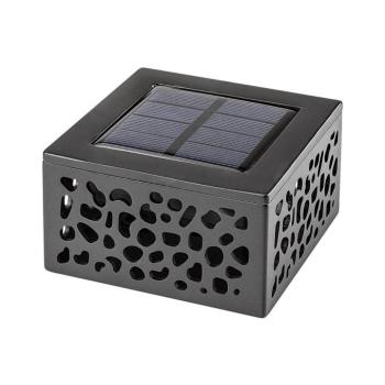 Rábalux , 7032 , Medulin , Napelemes lámpa , fekete , IP44 , 3000K , 0,5W kép