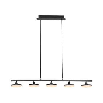 Rábalux , 72240 , Madi , Függeszték , matt fekete , IP20 , 3000K , 20W kép