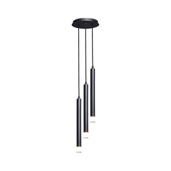 Rabalux 72358 - Csillár zsinóron RAMIRA 3xG9/5W/230V fekete 72358 kép