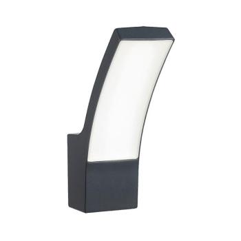 LED lámpa , oldalfali , 12W , meleg fehér , kültéri , antracitszürke , IP44 , 5 év garancia , Rábalux , PALANGA kép