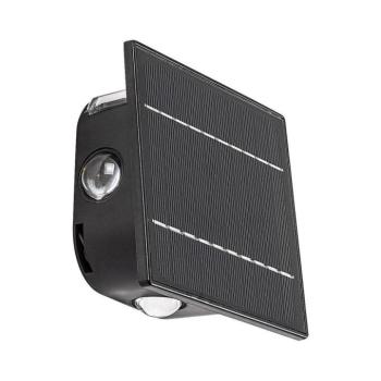 Rábalux , 77034 , Emmen , Napelemes lámpa , fekete , IP54 , 3000, 6000K , 0,5W kép