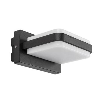 Rábalux , 77061 , Gendt , Kültéri fali lámpa , fekete , IP44 , 3000K , 12W kép