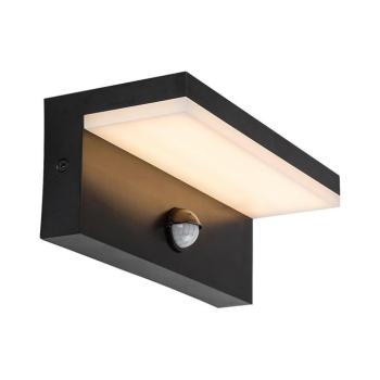 Rabalux 77115-LED Kültéri fali lámpa érzékelővel ZARAGOZA LED/9W/230V IP54 fekete 77115 kép