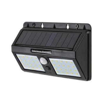Rábalux , 7881 , Ostrava , Napelemes lámpa , fekete , IP44 , 4000K , 2,4W kép