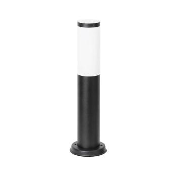 LED lámpatest , állólámpa , E27 foglalat , matt fekete, rozsdamentes acél, 45 cm , kültéri , IP44 , Rábalux , BLACK TORCH kép