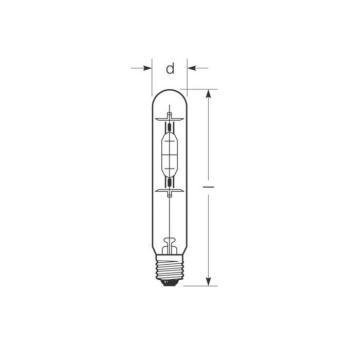 RADIUM halogén gázlámpa E40 270W HRI-T B tiszta kép