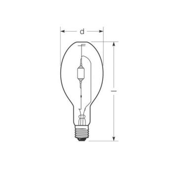 RADIUM halogén gázlámpa E40 444 W HRI-E NSC/S/F kép