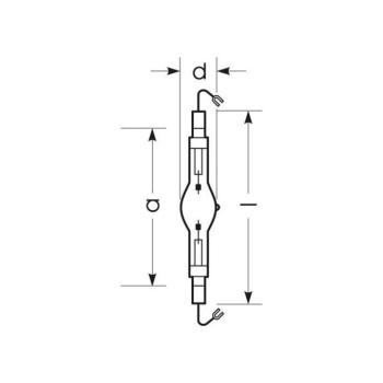 RADIUM halogén gázlámpa K12s 2060W HRI-TS D/S/HF kép