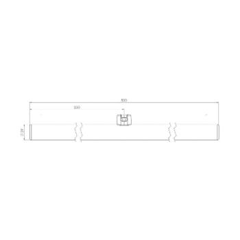 Radium LED izzó S14d vonalvilágító lámpa 4,9 W 927 50 cm opál kép