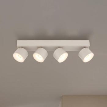 Rae LED mennyezeti spotlámpa, homokszínű, fém, 4 izzós, 46 cm kép